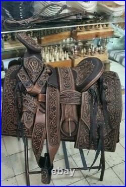 Mexican charro saddle, Montura charra