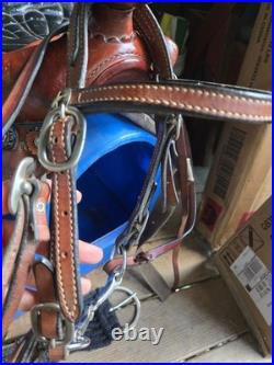 Miniature Horse Mini Pony Kids 12 Saddle With Girth & Mini Bridle, Reins, Bit