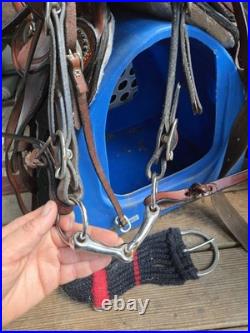 Miniature Horse Mini Pony Kids 12 Saddle With Girth & Mini Bridle, Reins, Bit