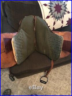 Minihan Kentucky Stitch Down Spring Seat Plantation saddle FULLY RESTORED