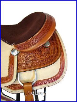 Montura Labrada Caballo Silla Piel Cuero 15 16 Saddle Premium Leather Horse