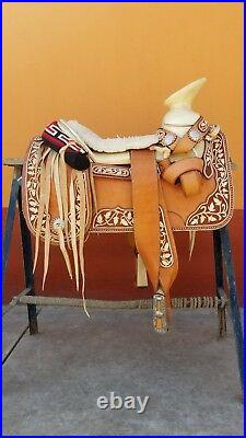 Montura charra mexican Charro saddle pitiada