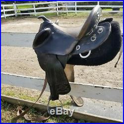 Muster Master Australian Stock Saddle with biothane bridle +pad+girth