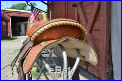 NBHA western barrel saddle 15