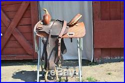 NBHA western barrel saddle 15
