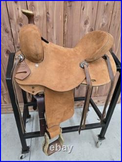NEW 16 Roughout All Around Saddle Texas Made Lightweight
