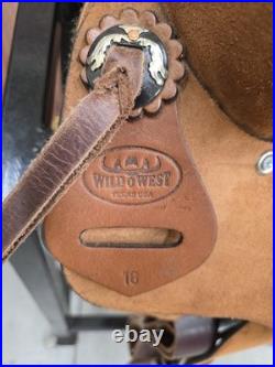 NEW 16 Roughout All Around Saddle Texas Made Lightweight