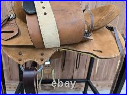 NEW 16 Roughout All Around Saddle Texas Made Lightweight