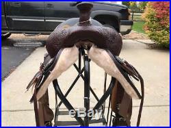 NEW Circle Y 16 High Horse Mesquite Leather Trail Saddle