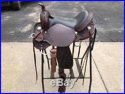 NEW Circle Y High Horse Mesquite Leather Saddle