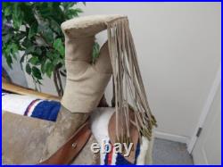 Native American Ladies Rawhide Horse Saddle