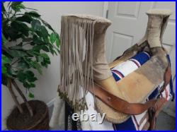 Native American Ladies Rawhide Horse Saddle