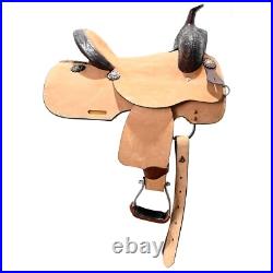 New! 12 Silver Royal by Tough 1 Brooks Barrel Racing Saddle Code SR1762-80-12