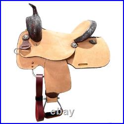 New! 12 Silver Royal by Tough 1 Brooks Barrel Racing Saddle Code SR1762-80-12