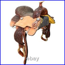New! 12 Silver Royal by Tough-1 Holbrook Youth Roping Saddle Code SR1402-33-12