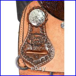 New! 12 Silver Royal by Tough-1 Holbrook Youth Roping Saddle Code SR1402-33-12