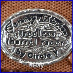New 14.5 Tammy Fischer Treeless Barrel Saddle Circle Y Saddlery 1311-V454-05