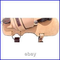 New! 14 Silver Royal by Tough 1 Brooks Barrel Racing Saddle Code SR1764-80-14