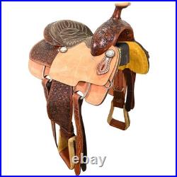 New! 14 Silver Royal by Tough-1 Holbrook Roping Saddle Code SR1404-33-14