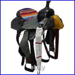 New! 15 Silver Royal by Tough One Serape Barrel Racing Saddle Code SR7775-2-15