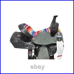 New! 15 Silver Royal by Tough One Serape Barrel Racing Saddle Code SR7775-2-15