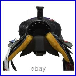 New! 15 Silver Royal by Tough One Serape Barrel Racing Saddle Code SR7775-2-15