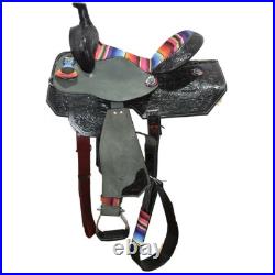New! 15 Silver Royal by Tough One Serape Barrel Racing Saddle Code SR7775-2-15