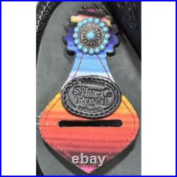 New! 15 Silver Royal by Tough One Serape Barrel Racing Saddle Code SR7775-2-15