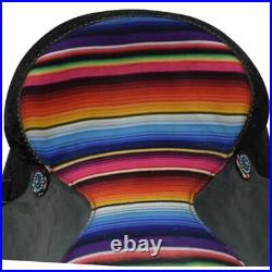 New! 15 Silver Royal by Tough One Serape Barrel Racing Saddle Code SR7775-2-15