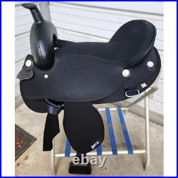 New 17 Black Abetta Original Round Skirt Trail Saddle