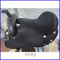 New 17 Black Abetta Original Round Skirt Trail Saddle