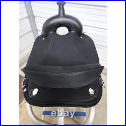 New 17 Black Abetta Original Round Skirt Trail Saddle