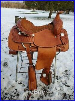 New Billy Cook Tough 16 Inch Fqhb #73629 Roping, Penning All Around Trail Saddle
