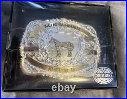 New Crumrine championship buckle