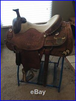 No Reserve! Jim Taylor 16 Roping incentive 1999 saddle