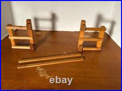 Old Western Stable # 200 1970'S Complete Set in Original Box All Wood