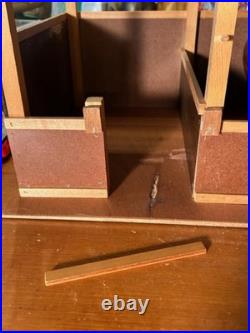 Old Western Stable # 200 1970'S Complete Set in Original Box All Wood