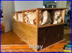 Old Western Stable # 200 1970'S Complete Set in Original Box All Wood