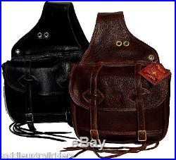 Olde Time Western Leather Saddle Bags Hand Crafted in USA Tucker / Circle Y