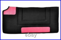 Original New Pink-Black Synthetic Western Adult Horse Tack Saddle Free Shipping