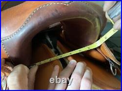 OrthoFlex The Baron Western Saddle Leather with Orig Girth Rear Cinch $2600 MRSP