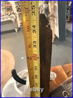 Outdoor Barn Decor, Hat & Key Holder Genuine Barrel Staves, Western, Hardware