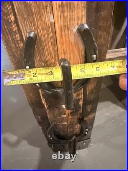 Outdoor Barn Decor, Hat & Key Holder Genuine Barrel Staves, Western, Hardware