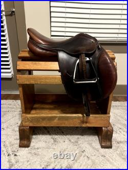 Ovation 13 All-Purpose Saddle Includes Stirrups, Leathers & Stand