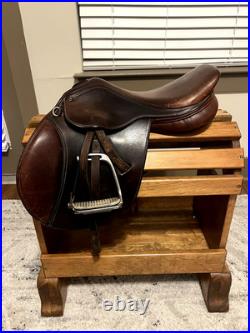 Ovation 13 All-Purpose Saddle Includes Stirrups, Leathers & Stand