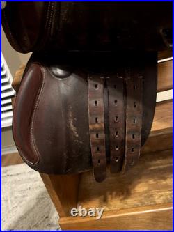 Ovation 13 All-Purpose Saddle Includes Stirrups, Leathers & Stand
