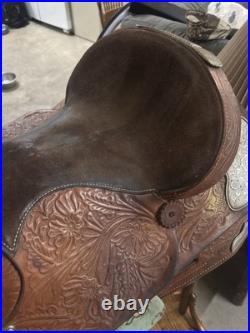 Ozark Leather Company Professional Line Youth Roping Saddle 1348