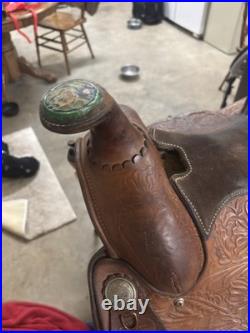 Ozark Leather Company Professional Line Youth Roping Saddle 1348