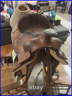 Ozark Leather Company Professional Line Youth Roping Saddle 1348