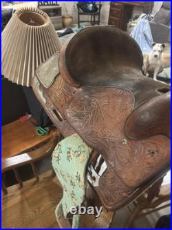 Ozark Leather Company Professional Line Youth Roping Saddle 1348